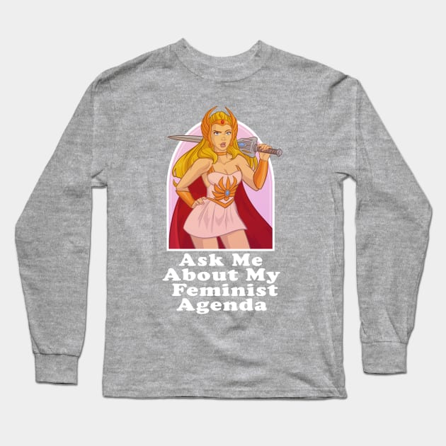 Feminist She-Ra Long Sleeve T-Shirt by jpowersart